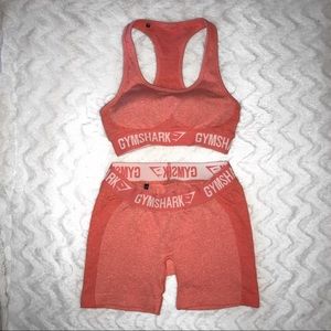 Gymshark Flex Set- Peach Coral